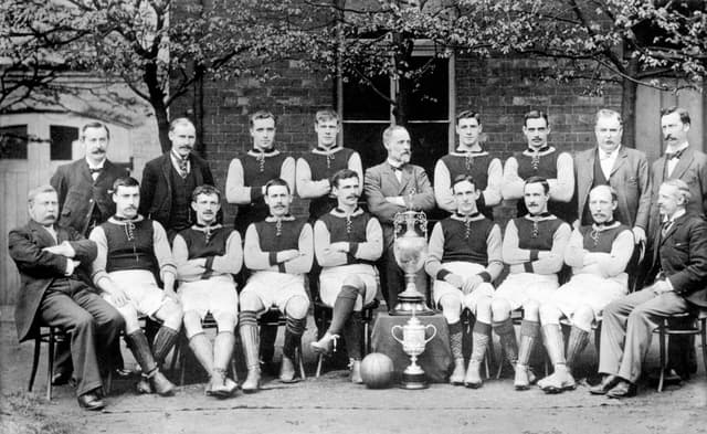 The Double Winners, 1896–97, period photograph
