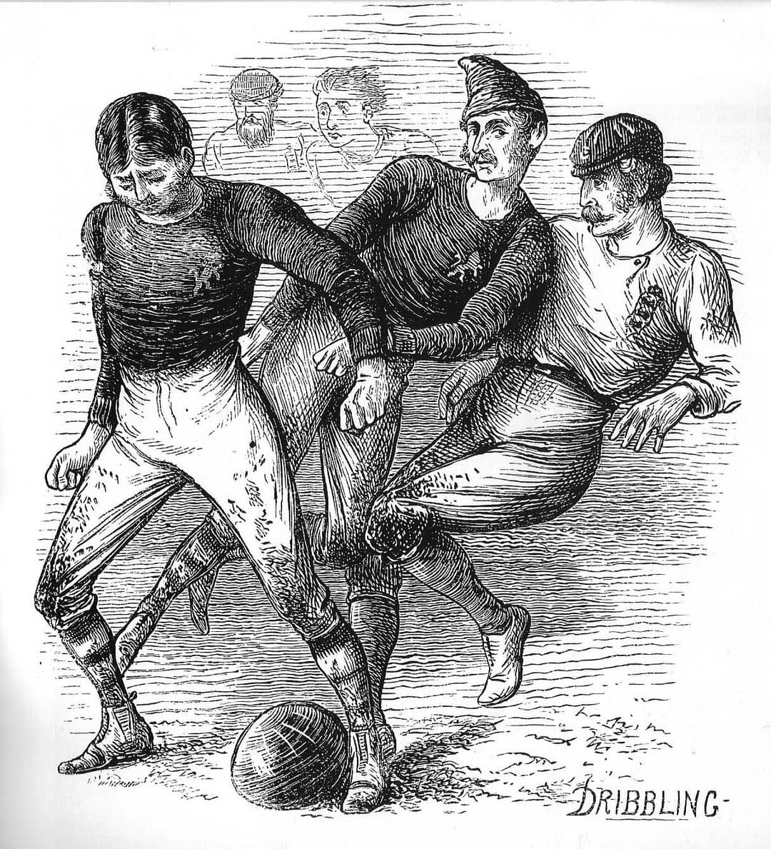 An International Football Match, the illustrated papers