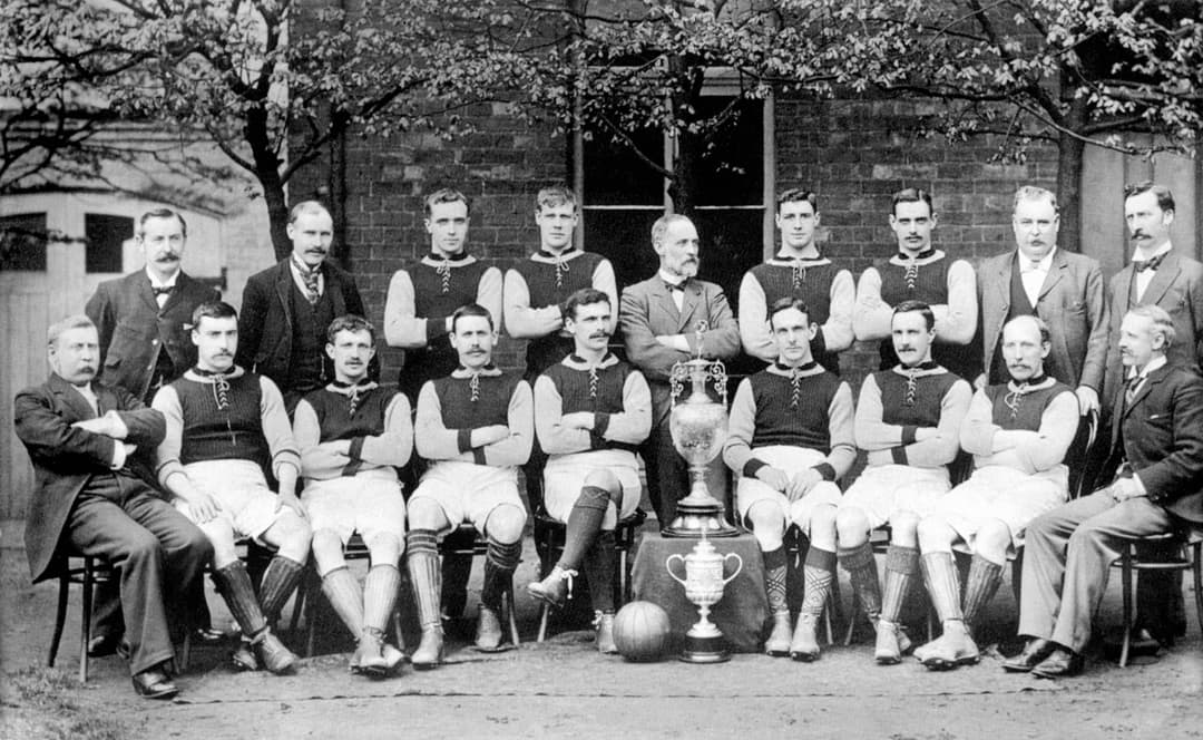 The Double Winners, 1896–97, period photograph
