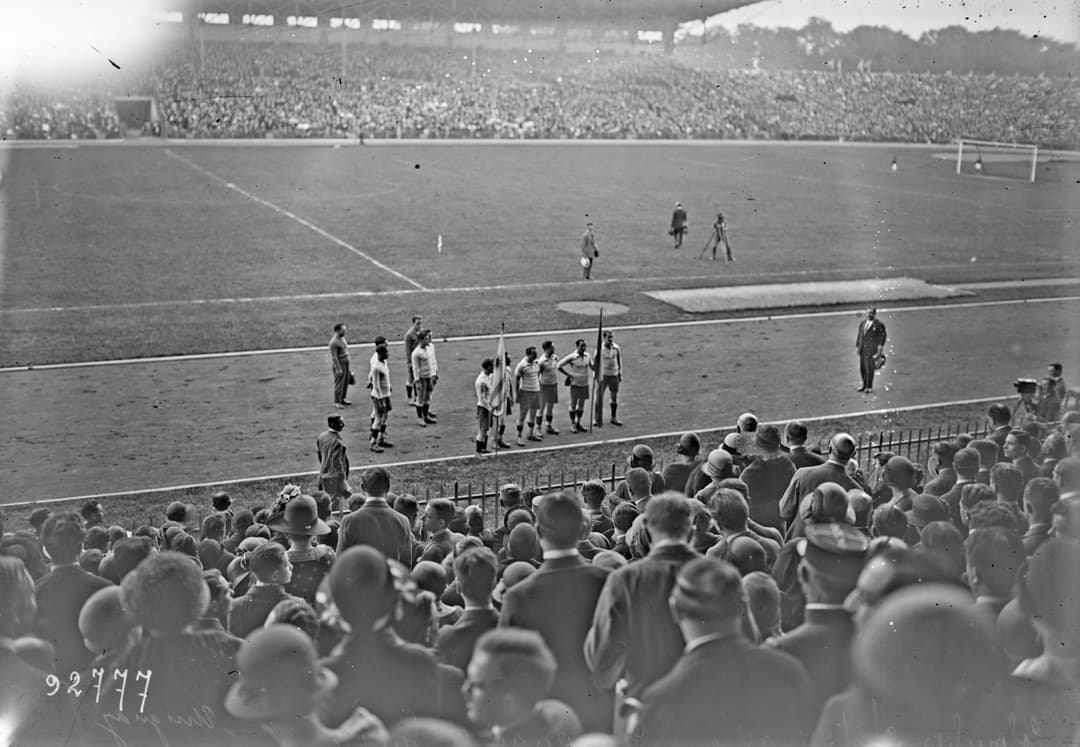 The Uruguay Eleven, Colombes, 1924, Unknown photographer