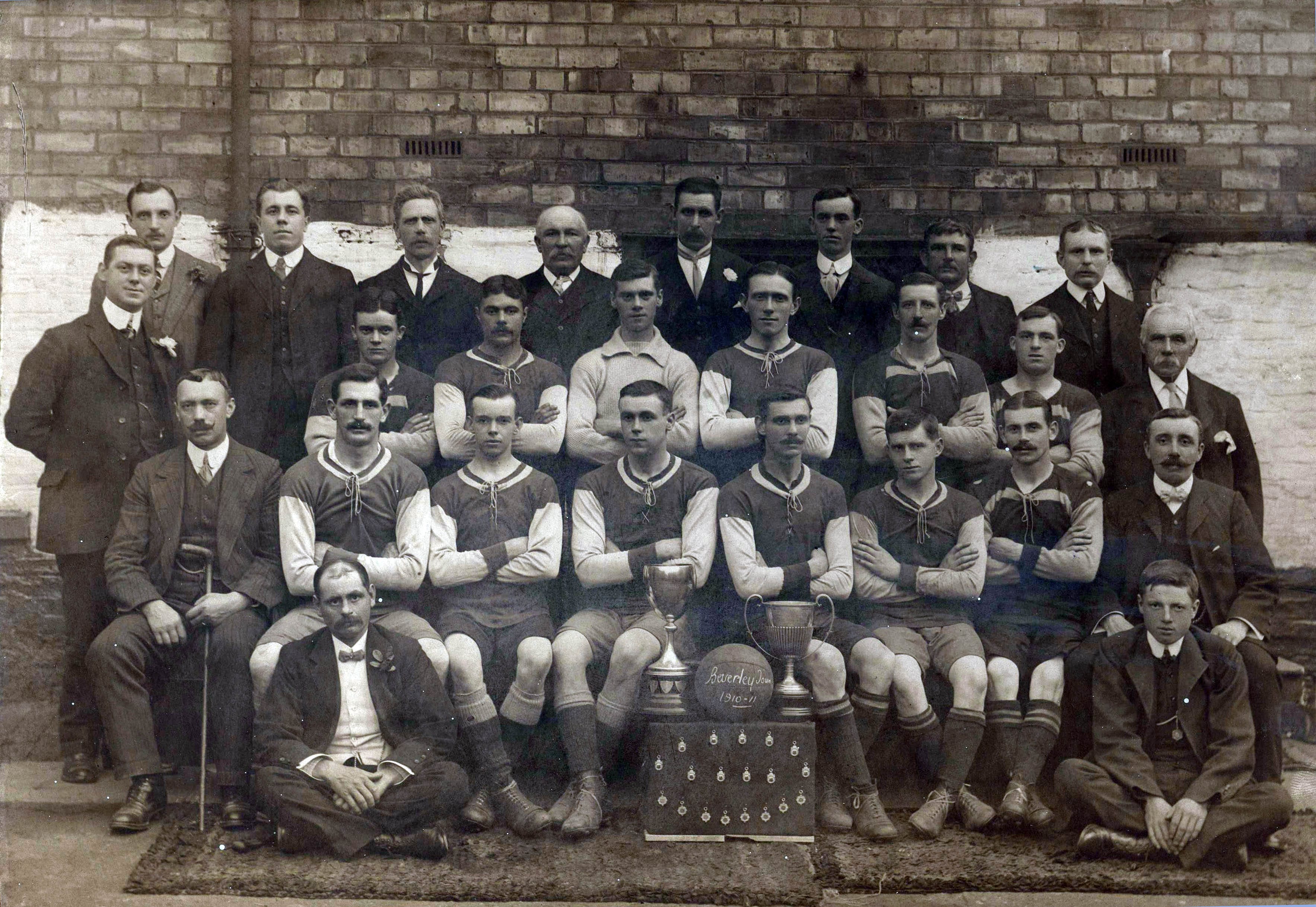 A Market-Town Eleven, 1910–11 — club photograph, season 1910–11, Unknown photographer, 1910