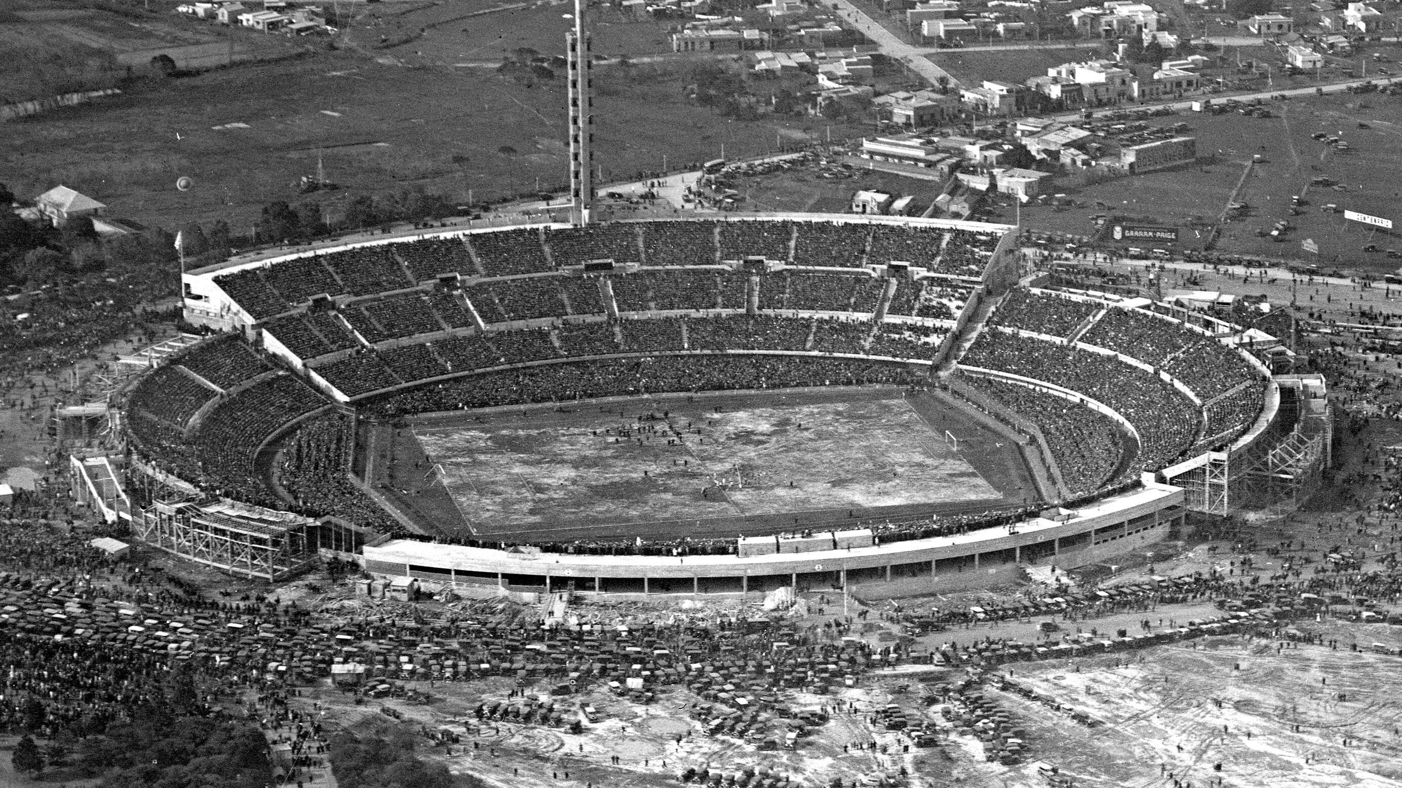The Estadio Centenario, Opening Year — period photograph, period photograph, Montevideo, 1930